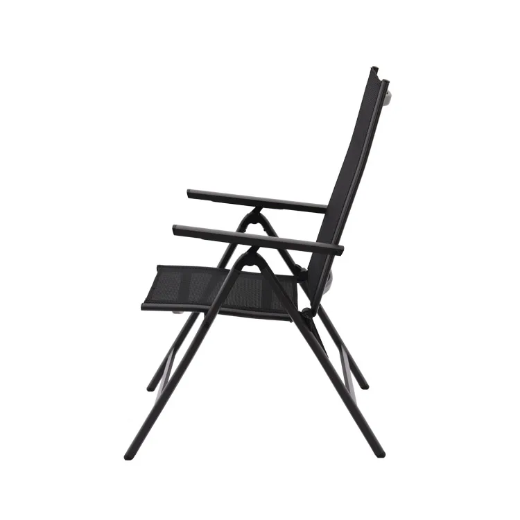 Garden funiture outdoor adjustable reclining chair folding aluminum chair for adults