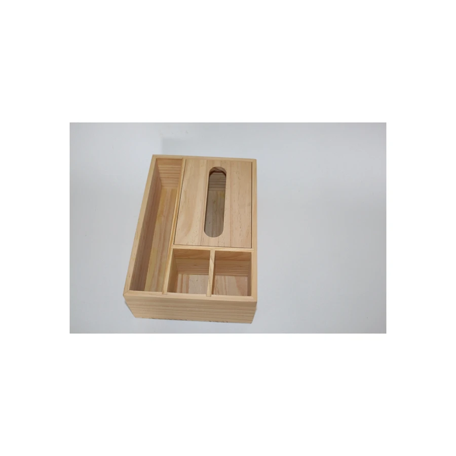 Sell well new type popular product custom tissue box set wooden pumping box