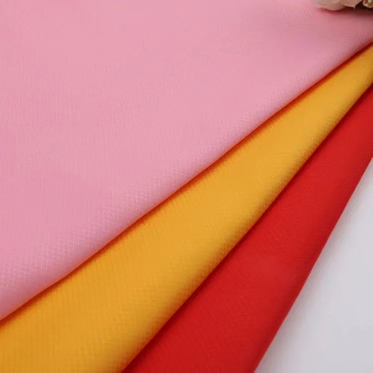 bolton 50D  diamond lattice  fabric waterproof  for  lady  dress  jacket 300T dobby  pongee fabric