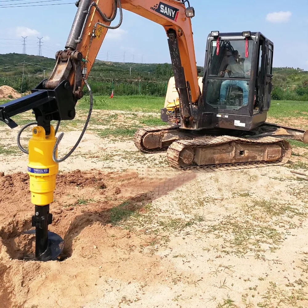 Eaton motor hydraulic earth drill auger hitch with good quality