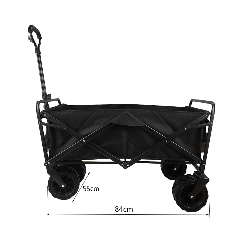 4 Wheels Hand Folding Wagon Collapsible Cart