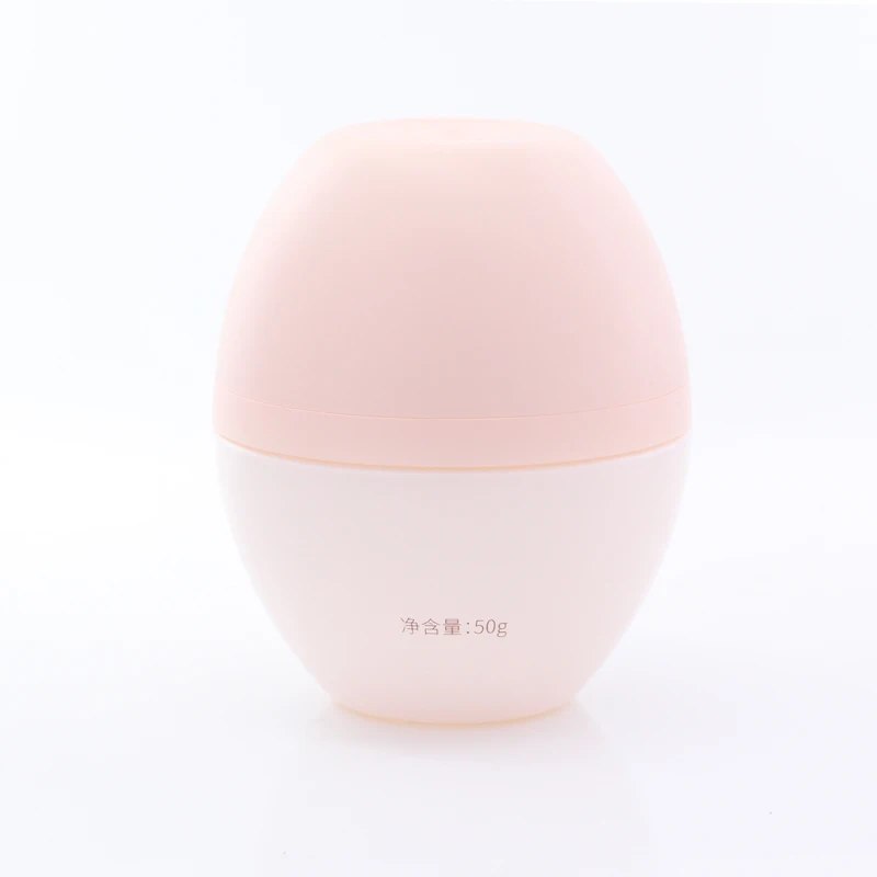 unique round glass bottle luxury skincare egg packaging design my cosmetics glass bottle