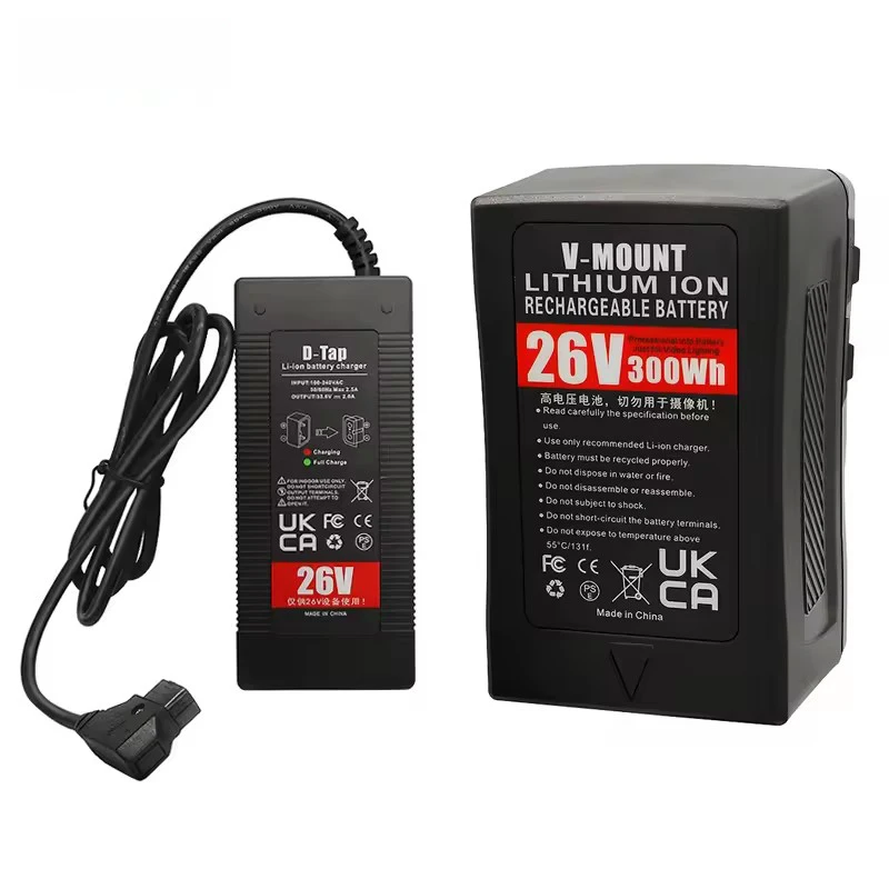 Сменный аккумулятор большой емкости для камеры 26 В BP-300WH 300Wh BP-300 BP-300S V установочный с USB-портом/D-TA