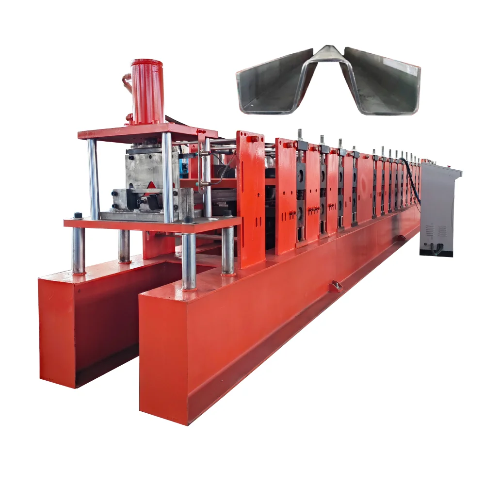 Highway Guardrail W Beam Roll Forming Machine with gearboxes transmission