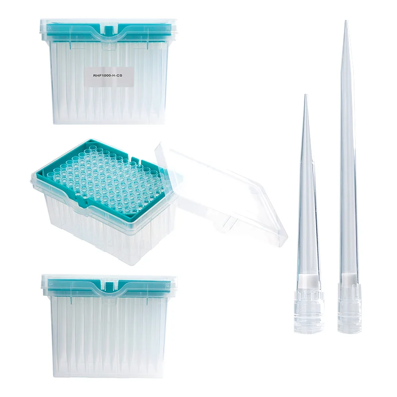 Pipette Tips 10 Ul/ 1000Ul Clear Blue Laboratory Universal Plastic Liquid Polypropylene Pipettor Tips