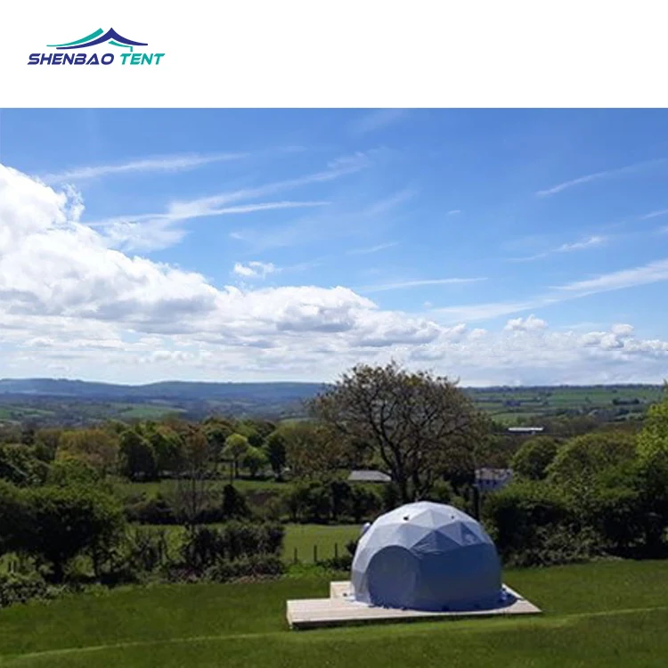 Outside Waterproof Garden Dome Igloo Large Glamping Party Geodesic Round Dome Tent For Trade Show Glamping
