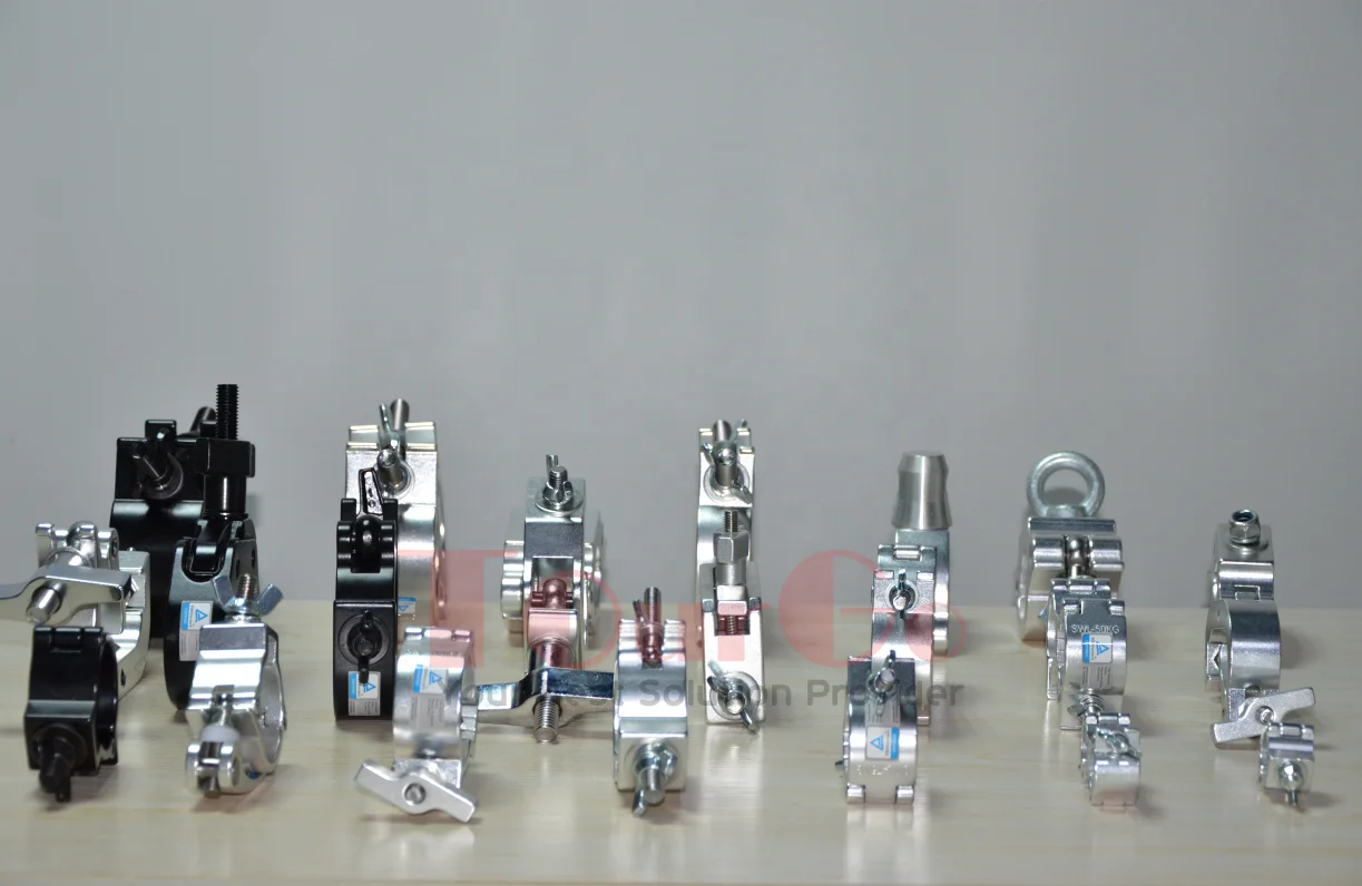 Heavy duty 2inch tube pipe pole stage light clamp coupler Aluminum quick release lighting truss clamp