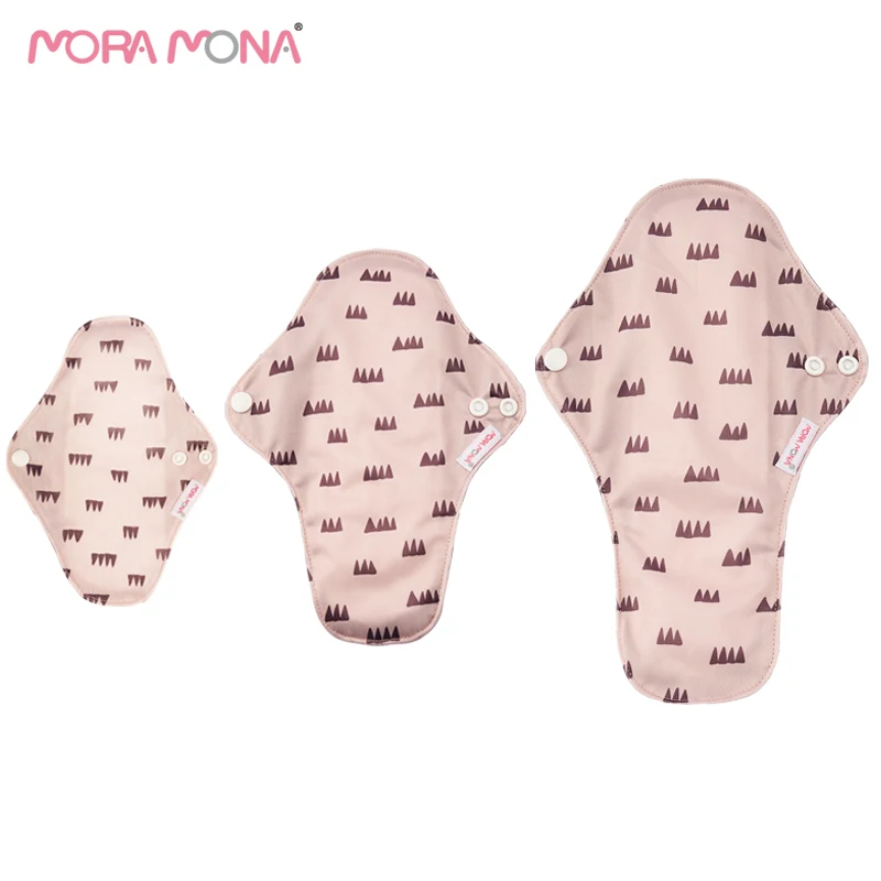 Подкладки для трусиков Mora Mona из органического хлопка, экологически чистые женские менструальные многоразовые прокладки