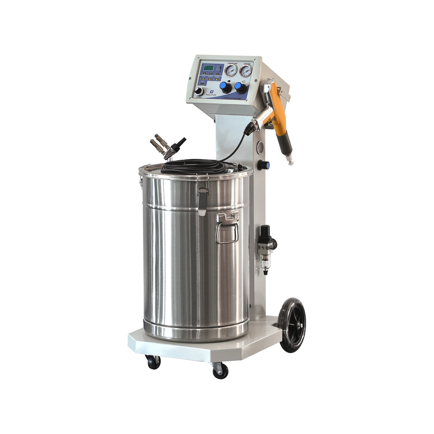 Manufacturing Equipment With Spray Gun Intelligent Digital Metal Aluminum Electrostatic Powder Coating Machine
