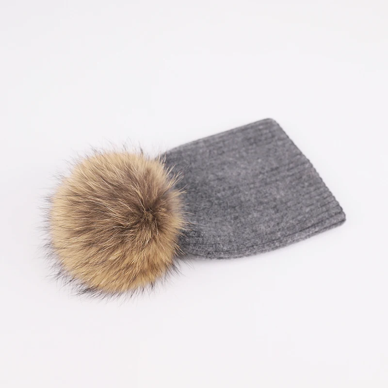 New joker hat womens knitted winter hat with pom warm hats