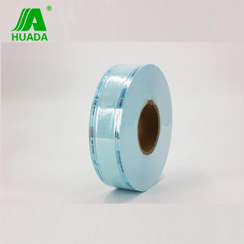 Heat-sealing Sterilization roll Flat Reel Sterilization roll for hospital and dental