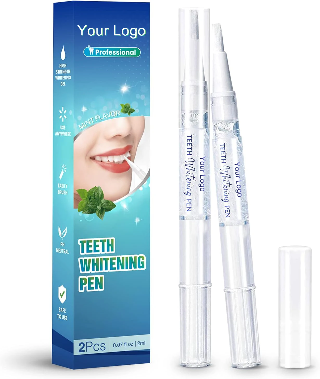 Fast 35% Hydrogen Peroxide Teeth Whitening Pen Private Logo Dazzling White Instant Tooth Gel 35 for
