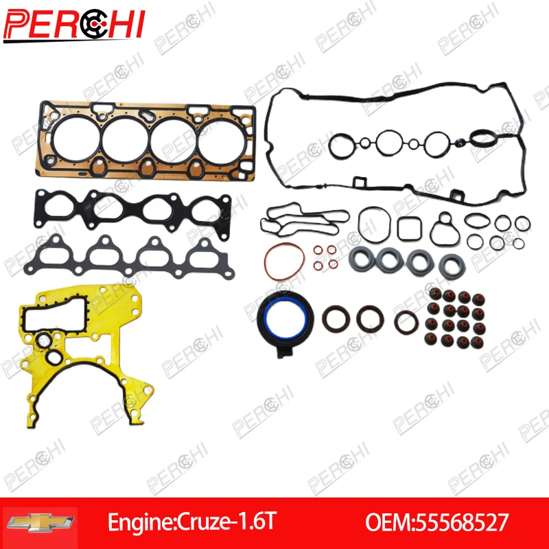 For GM CHEVROLET LE2 CRUZE 1.4T 2HO LD9/EK06 LMU L95 Front Rear Crankshaft Oil Seal Spark Plug Oil Seal Pump Oil Seal 55563374