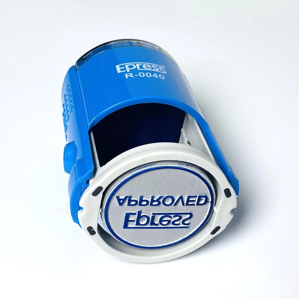 Making Machine 40 mm Round Shiny Stamp Personalized Company Custom Stamp Seal Self Inking