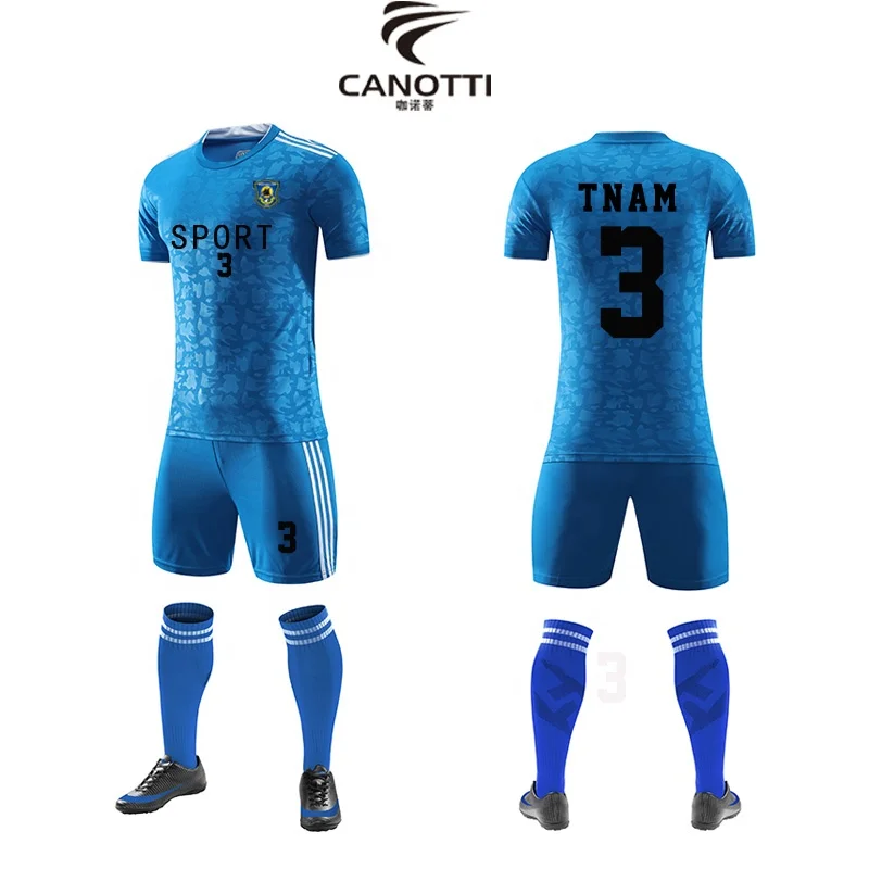 
2021 Latest Football Jersey Printing Numbers Cheap Customized With Name Club Training Quick Dry Football uniform 