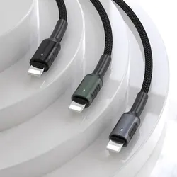 OEM factory smart power off and fast charging type c type data cable fast charging 2.4 usb-c fast charger data cable
