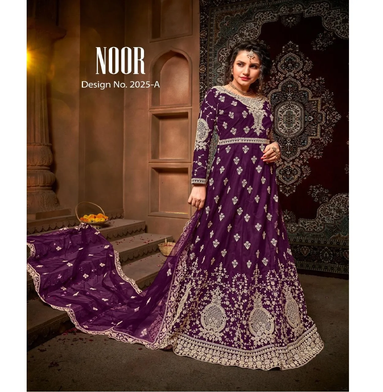 
Anarkali suit with heavy embroidery and stone work / wedding dress / traditional dress stone work dresses in india 