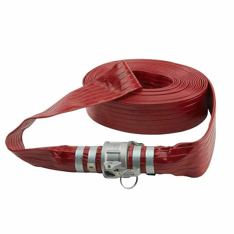 OEM Heavy Duty Water hose PVC Lay Flat Hose Brown Discharge Water Pump Hose