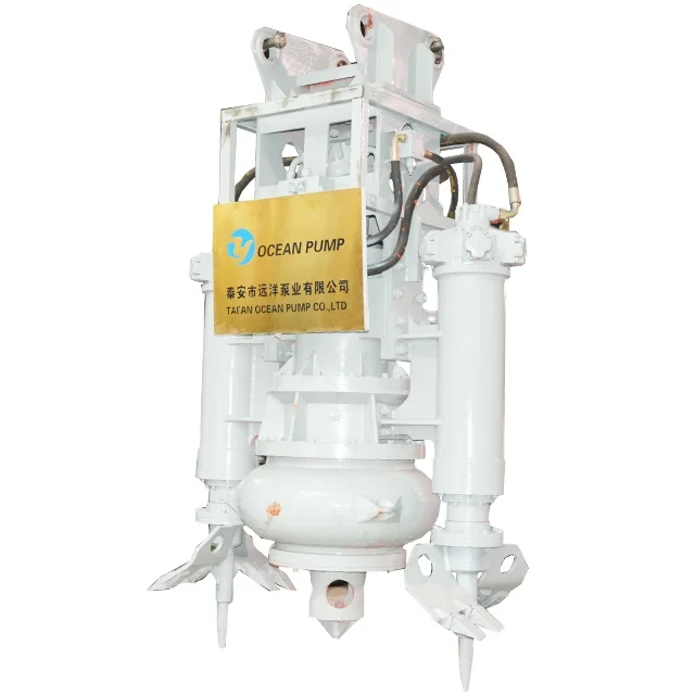 Hydraulic  Underwater Submersible Sand Slurry Dredging Pump  With Agitator For Pumping Slurry Dredging