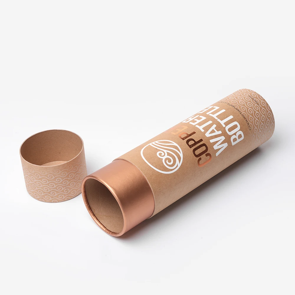 
Custom luxury colorful paper cardboard tube round paper tube box packaging whiskey VODKA Tequila Champagne wine tube packaging 