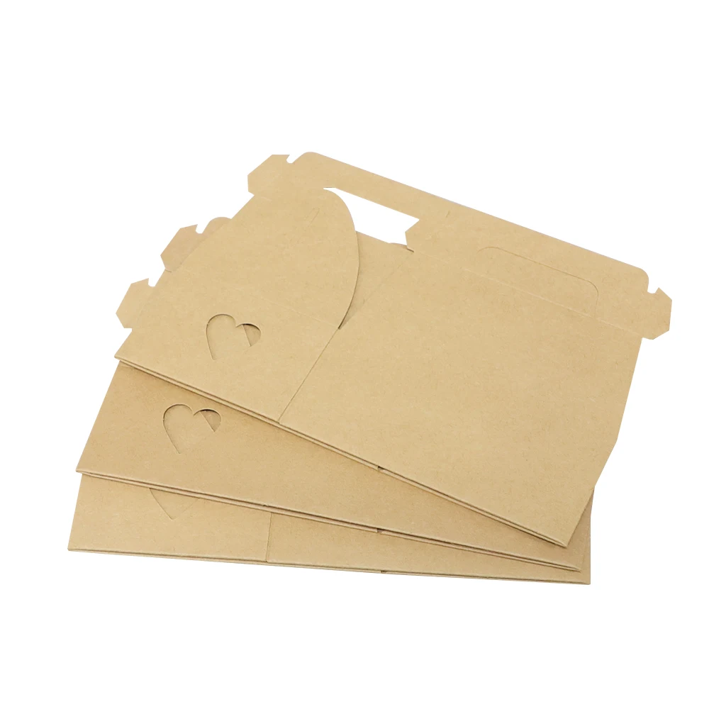 Superior quality light weight cake box packaging with window food grade cake box with handle