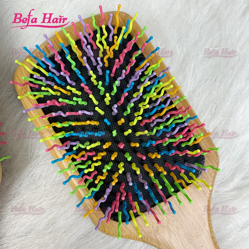 Wholesale Price Wooden Massage Comb Hairbrush Acetate Wide Tooth Comb Airbag Comb