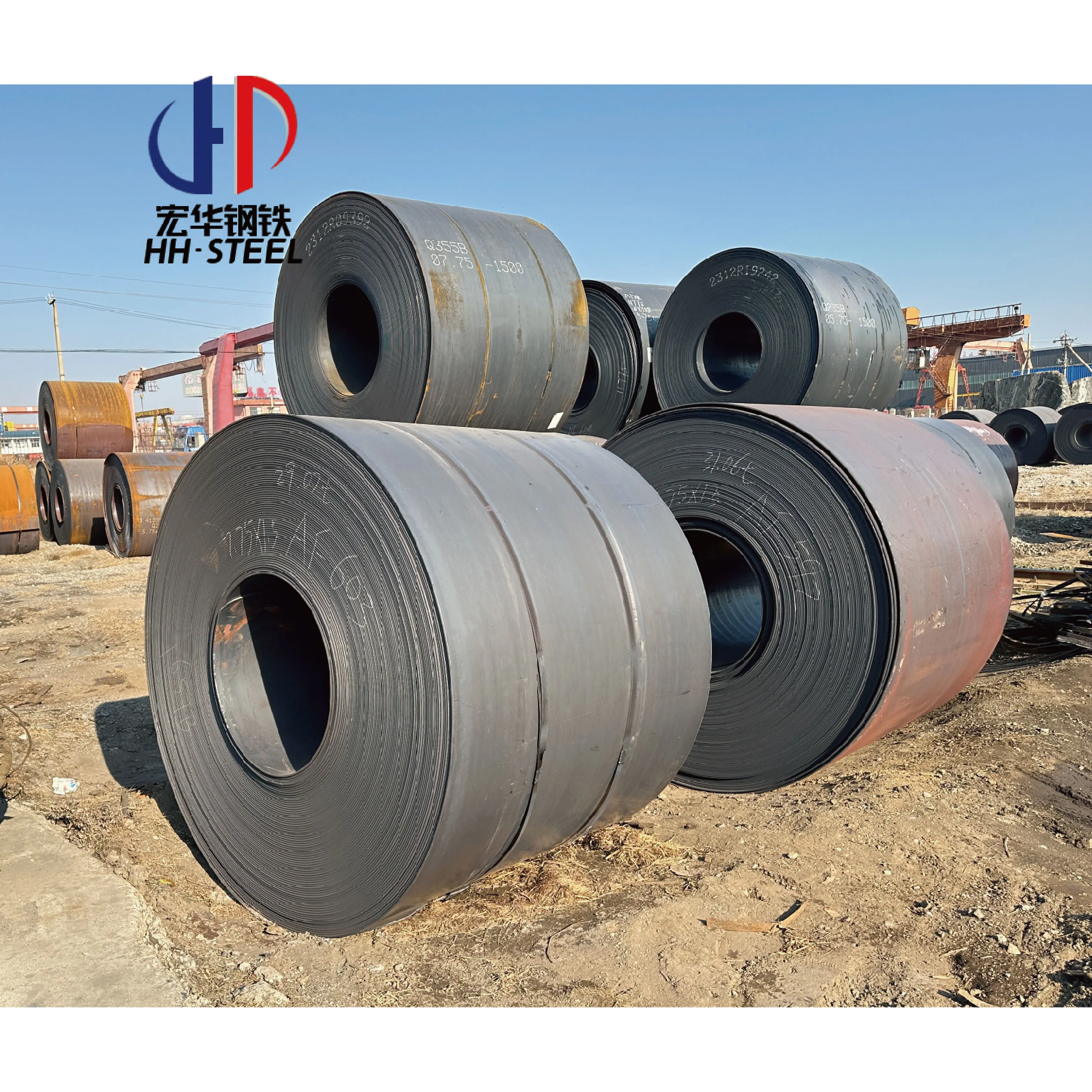 SS400 Q235 Q345 Black Metal Hot Rolled Carbon Steel Coil China Manufacturer