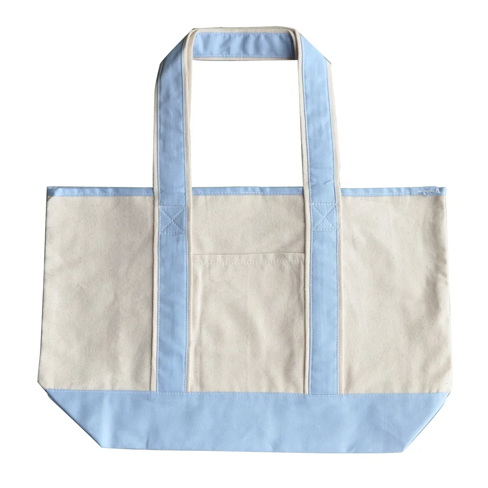 
Cotton Canvas Boat Tote Bag /heavy duty shopping bags 
