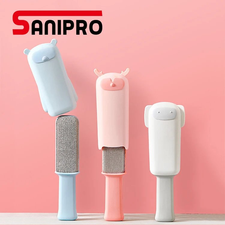 
Sanipro New Design Portable Reusable Household Sticky Lint Roller Brush Cleaner Pet Clothes Hair Household Cleaner 