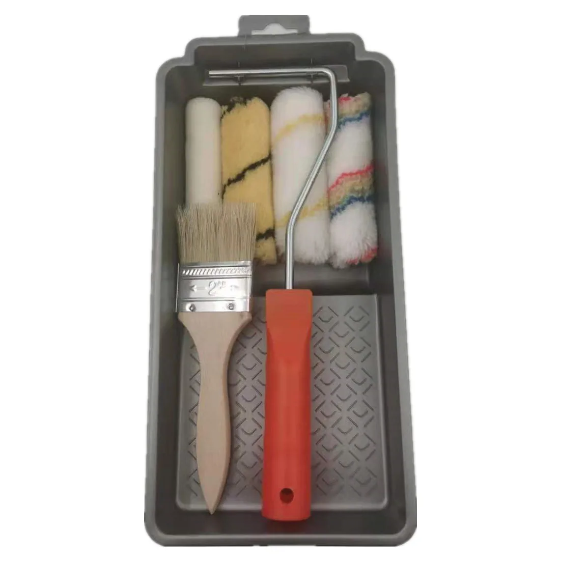 4 Inch Roller Brush Paint Tool Tiger Stripe Paint Roller Set