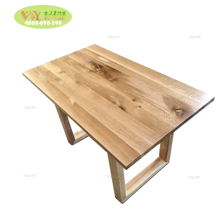 European White Oak Wood Office Desk Custom Solid Wood Oak Table For Office Bureau