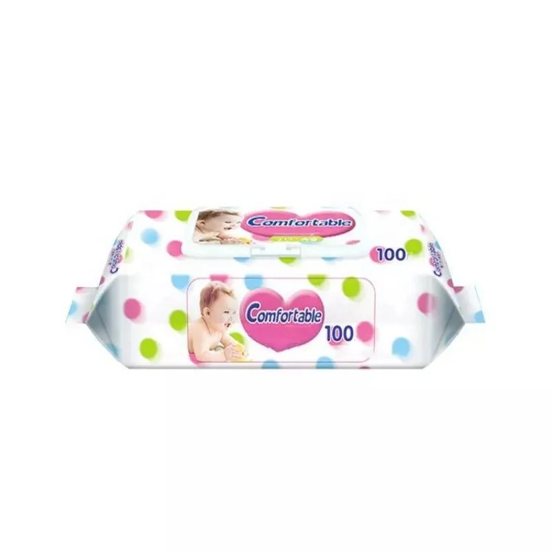 Promotional Wholesale Maternal And Baby Products Green Eco Friendly 100PCS Special Mild Non Woven Spunlace Disposable Wet Towel