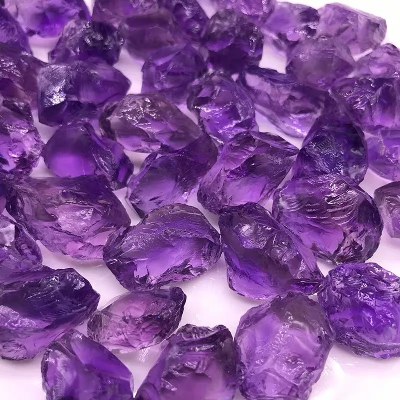 
TOP Natural Raw Rough clear amethyst gemstone Crystal Healing Stone for sale 