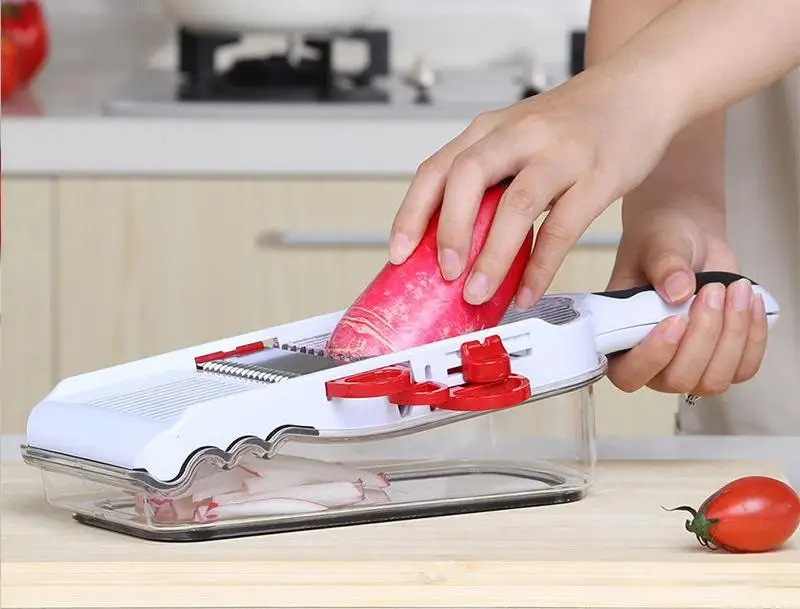 Wholesale of New Product 4 in 1 Food  Vegetable Fruit Chopper Slicer Food Slicer Manual Vegetable Cutter Chopper Cheese Grater