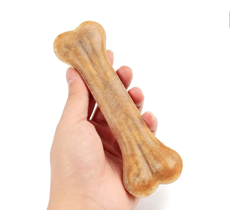Dog Toy Chew Toys Supplies Durable Real Cowhide Bone Molar Teeth Clean Stick Food Treats Dogs Bones for Puppy Accessories