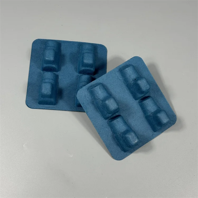 BonitoPak Paper Biodegradable Tray Packaging Carton Box Pulp Molded Molded Pulp Tray Packaging For Cosmetic Products