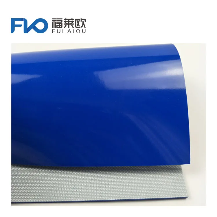 Modern Design Blue Glossy Cookies Conveyor Belt Pvc