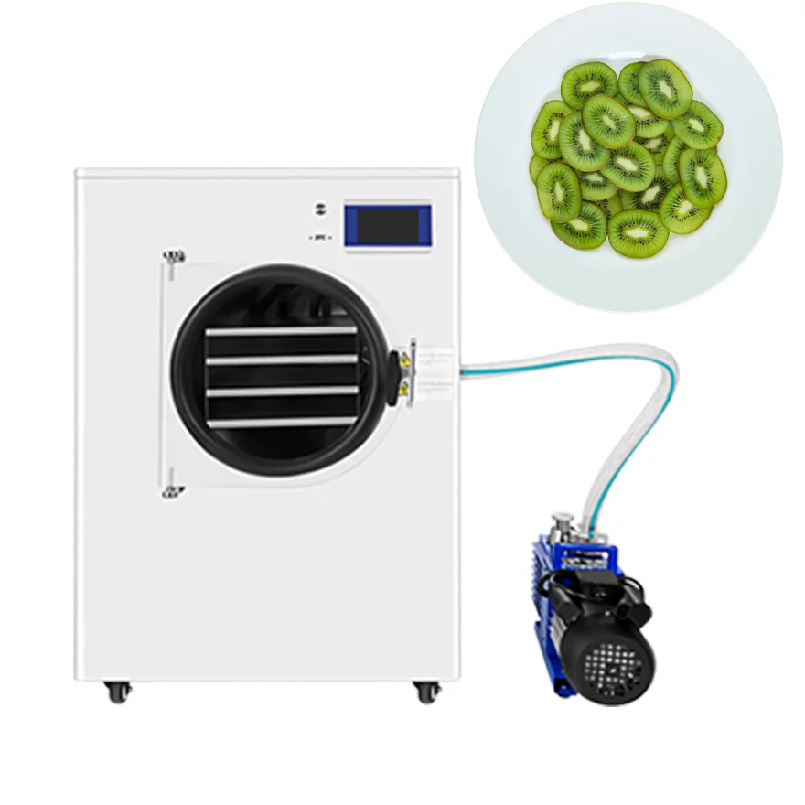 Boutique Custom 1Kg 2Kg 4Kg 6Kg Fruit Vegetable Dessert Dairy Small Mini Food Vacuum Freeze Dryers Home Freeze Dryer Machine