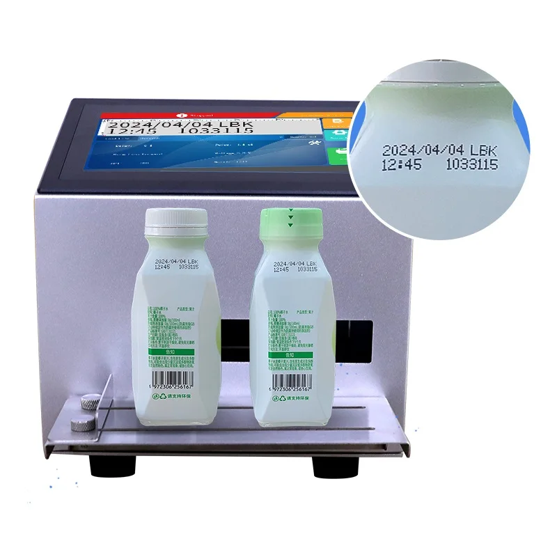 Meenjet MD1 Date Code Inkjet Printer Lot Number Coder Batch Coder Industrial Bottle Coding Machine