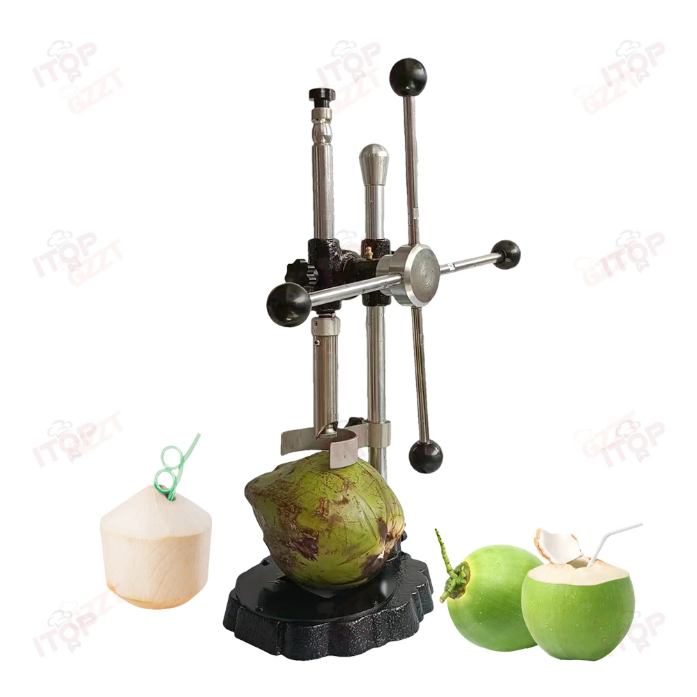 Direct Opening Without Peeling Coconut Openning Machine Tender Coconut Cutter Opener Tools Green Coconut Press Opener