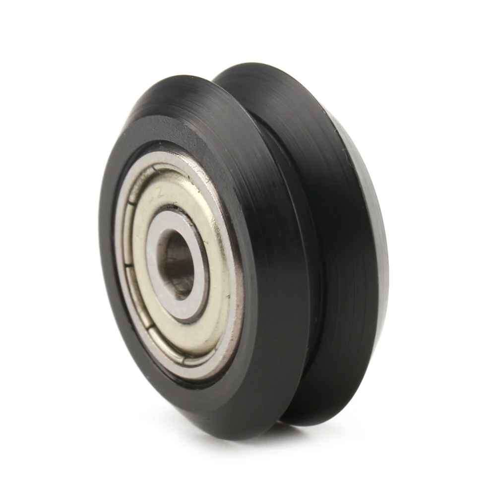 POM bore solid V Wheel 625-2RS 625ZZ Bearing BW25 Wrapped plastic wheel for V-Slot Aluminum Profile