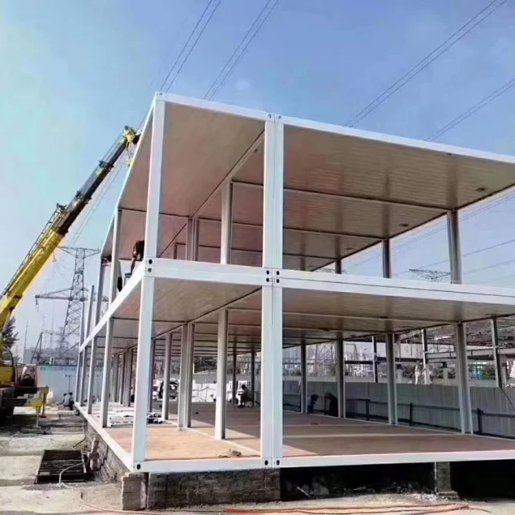 Модульный стальной корпус сборный контейнер стеклянный дом плоская упаковка для дома виллы использования в киоске отеля с материалом сэндвич-панелей
