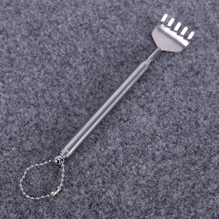 Portable Massager Metal Stainless Steel Telescopic Extended Flexible Hand Back Scratcher