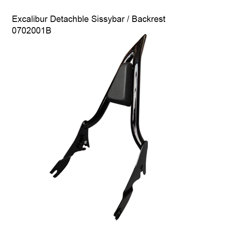 Motorcycle Black Detachable Passenger Backrest  Fit for Harley Touring Street Glide