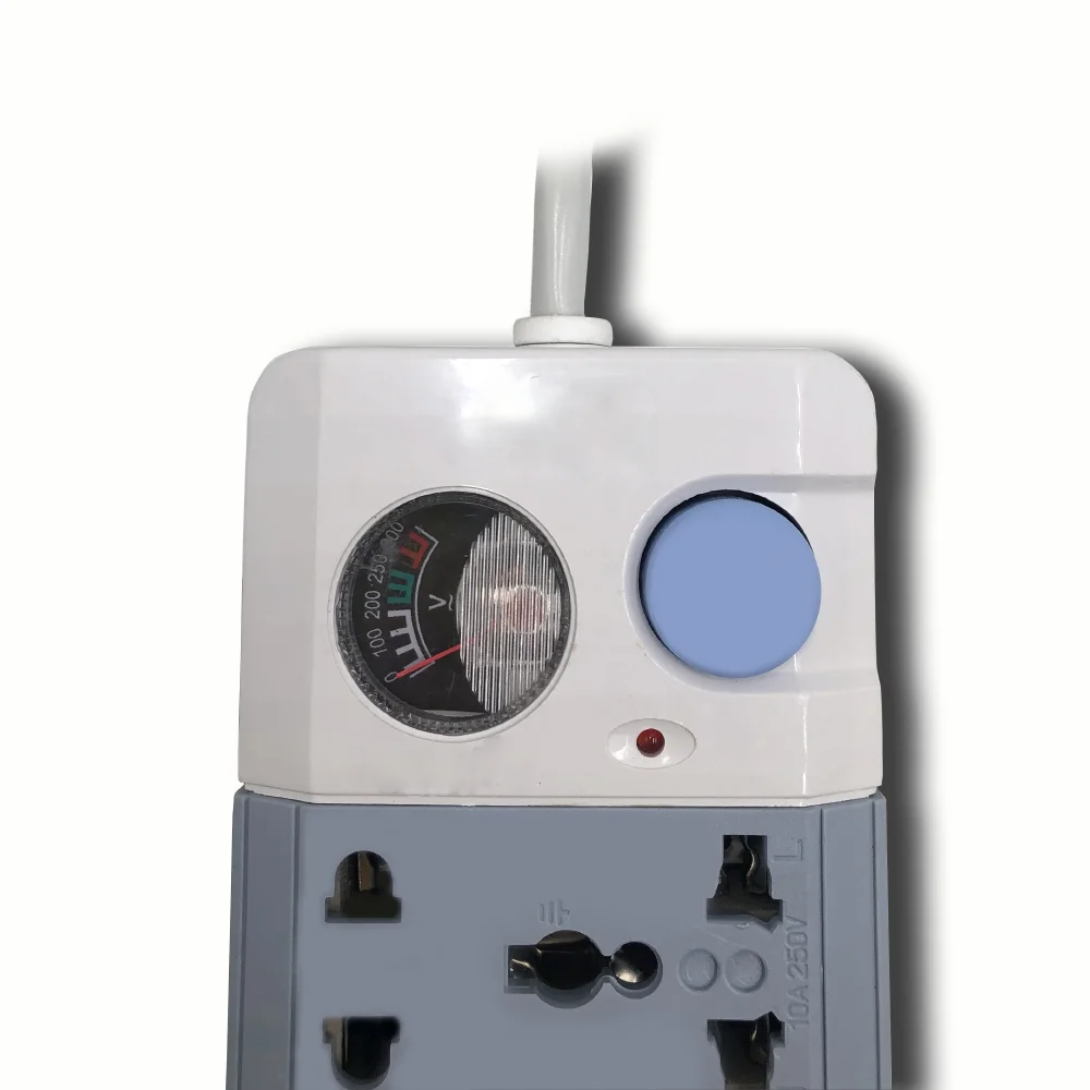 Factory direct sales High Quality Voltmeter 220V-250V 3 Gang extension multi socket electrical power switch & socket