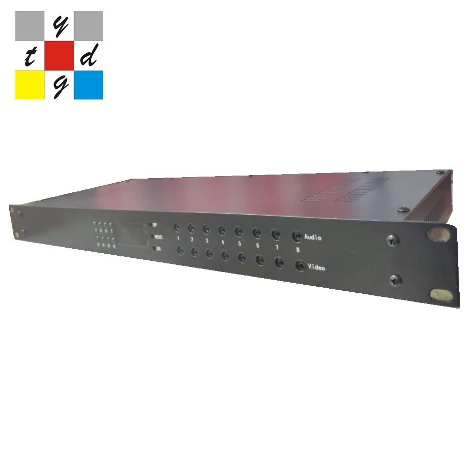 CATV headend UHF analog 8 channel rf modulator