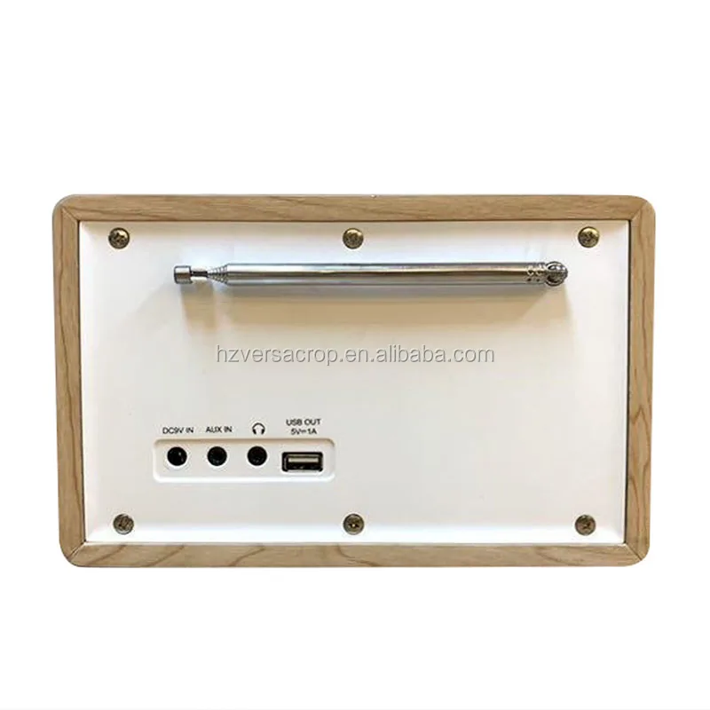 Wooden Cabinet BT internet/DAB+ Radio WiFi Receiver Webs Radio