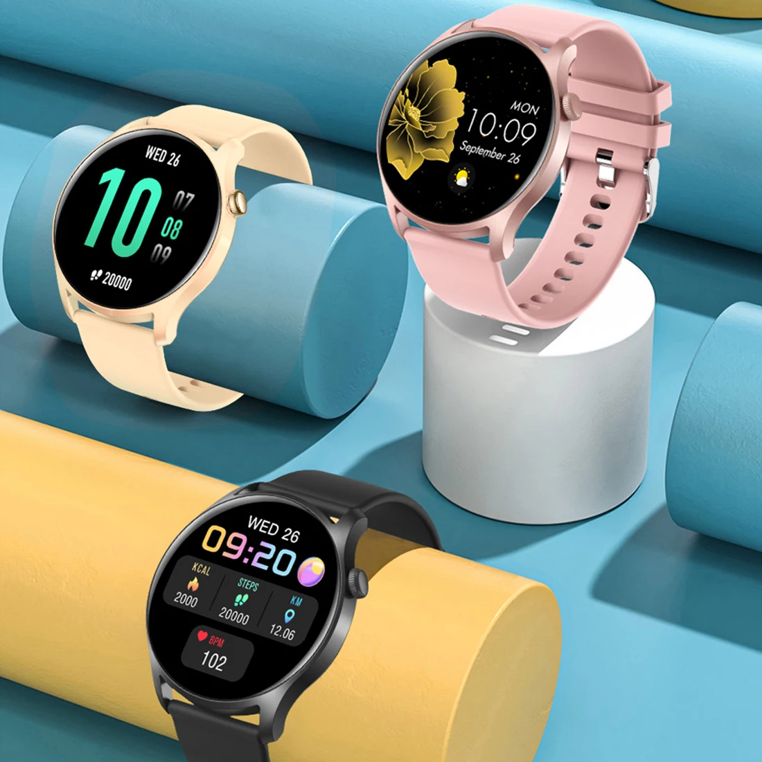 Waterproof Smart Watch Lkr Ip67 Smartwatch Carica 500Mah Battery Meanlt M40 Call Michael Use One