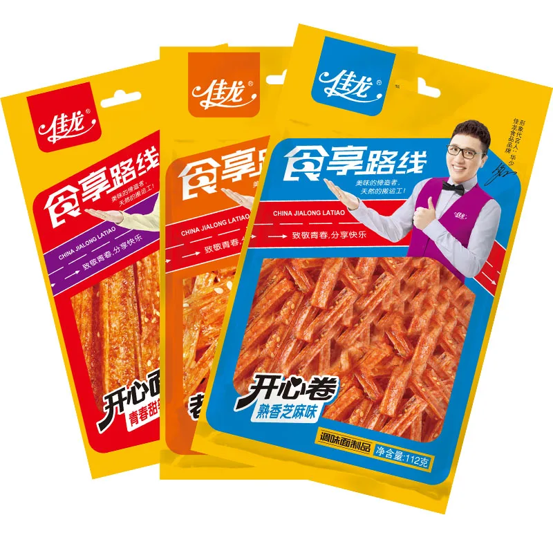 112g jialong Latiao snacks specialty spicy snack classic spicy