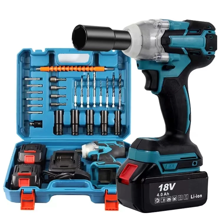 Max Power 400nm 5 Torque Model Li-ion Battery Power Tool Cordless Wrenches 20v 1/2 Inch Head impact Power wrench